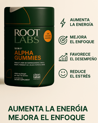 Alpha Gummies | Energía, Enfoque y Potencia Natural para Hombres