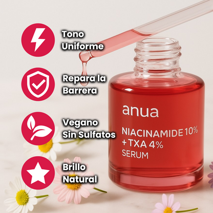 Anua | El Suero Coreano que Borra Manchas y Acné en 2 Semanas